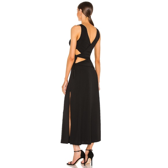 LPA - Raina Midi Dress | Size: Small | Black | NWT / NEW | Lara Pia Baroncini - Picture 3 of 8